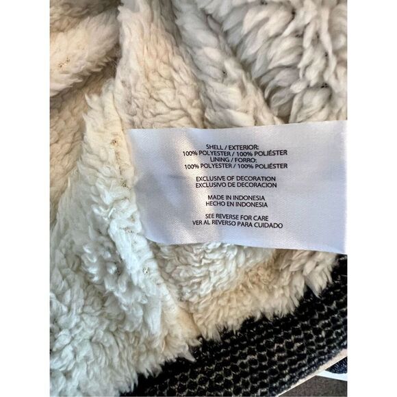 Orvis Men's Gray/Black 3/4 Zip Pullover Fleece Lined Sherpa Sweater Size XL - Picture 8 of 9